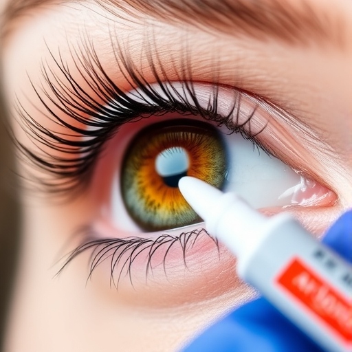 eye lash glue allergy diagnose