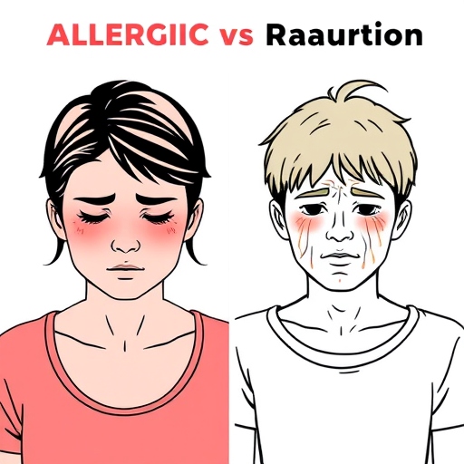 eye lash glue allergy vs normal allergy